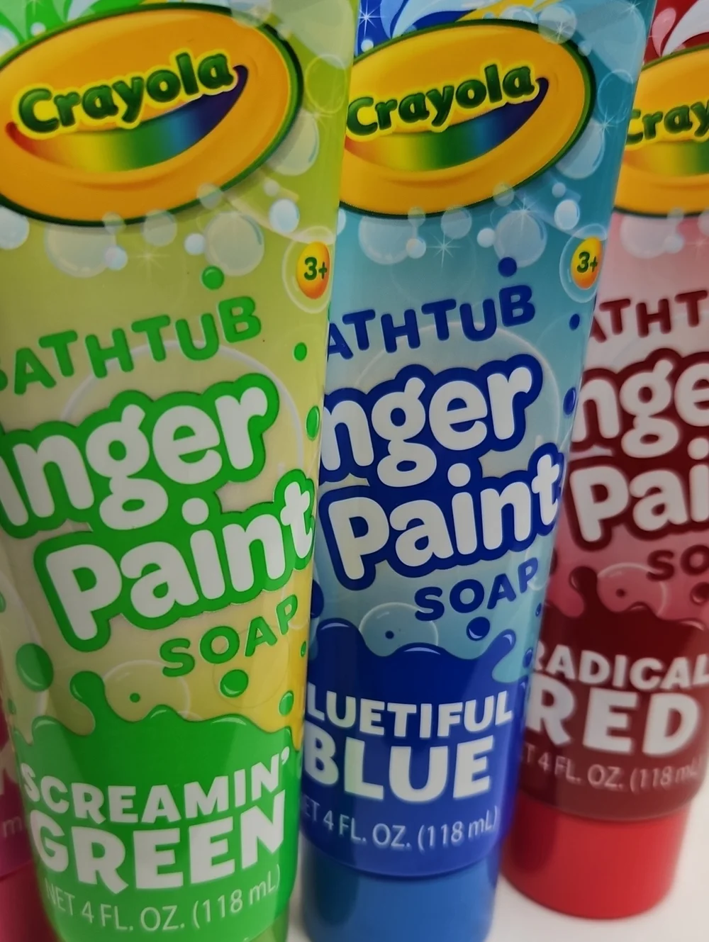CRAYOLA BATHTUB FINGER PAINT SOAP BUNDLE 5-PIECE